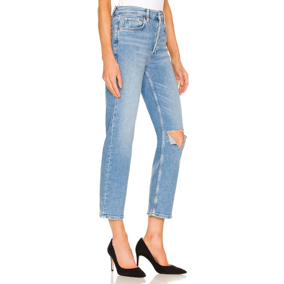 RE/DONE 70s Stovepipe in Rodeo Indigo, Sz 26 - Picture 3 of 10